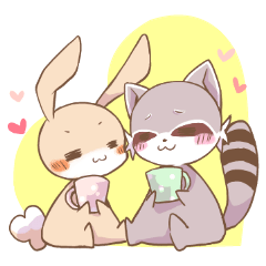 LOVE!Raccoons&Rabbit 2