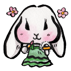 Kyoto Chiffon Lop eared Rabbit 2