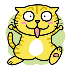 One-word kitty Sticker