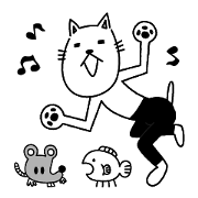 Cat wearing spats