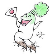 Pretty radish a stretch