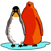 Red Penguin baby