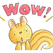 Cute Chipmunk Sticker the second