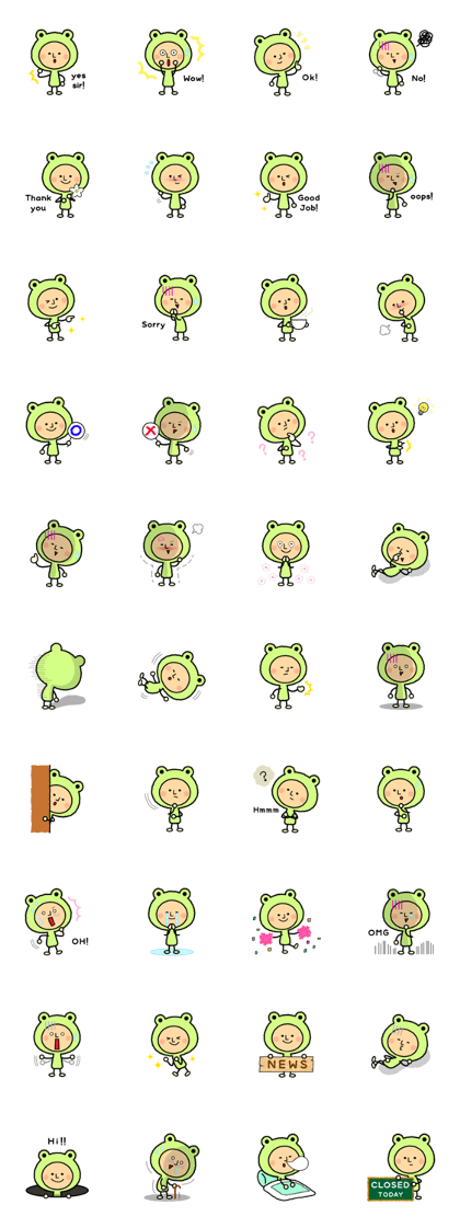 Everyday Sticker - Fairy of Frog