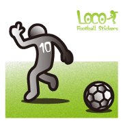 LOCO FOOTBALL STICKERS