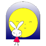 Usako and moon