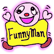 Funny happy man