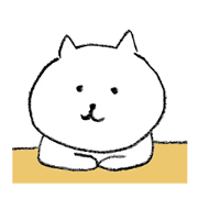 Cat across the table