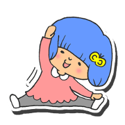 Girl of blue hair2