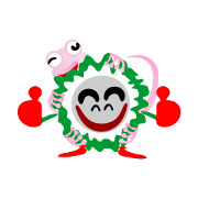 Unwind sticker of geko&gourds