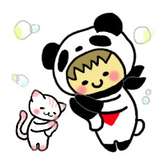 Pandaman and Cat