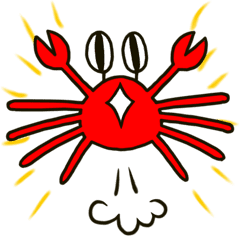 カニのスタンプ Line スタンプ Line Store カニのスタンプ Line スタンプ Line Store