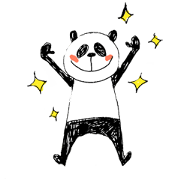 Panda wears Pants