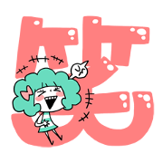 kawaii mascots with KANJI