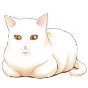 Sticker clam the cat
