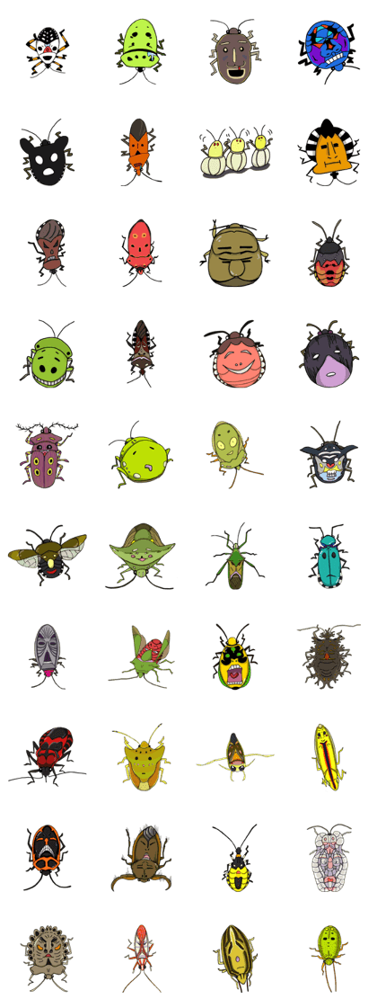 Man-faced Stinkbugs