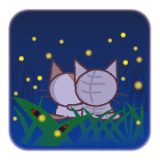 Cats de Sticker ver. four seasons
