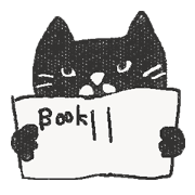 Black cat and Glasses-wearing girl