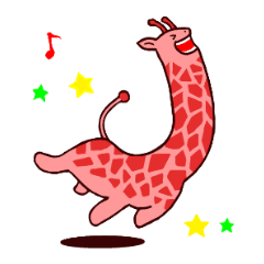 Though is Pink giraffe
