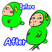 Wasabish is the  challenge to diet.