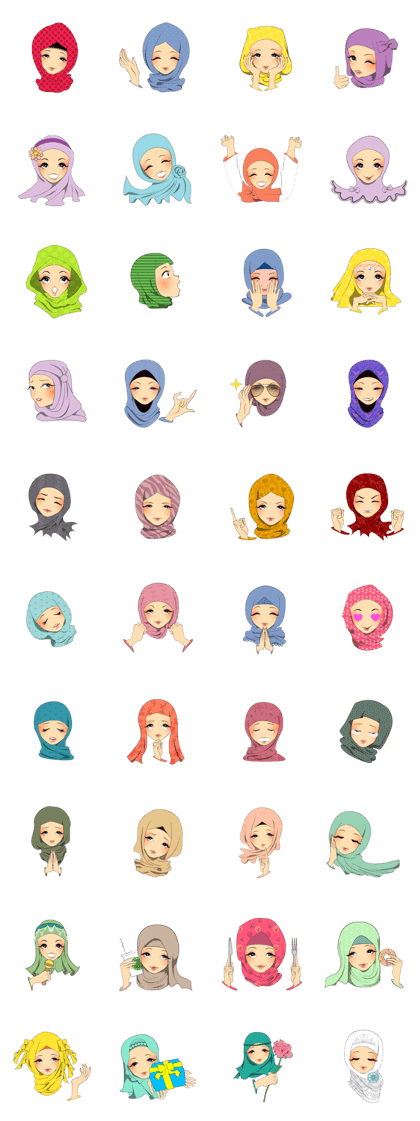 Hello Muslim hijab girl
