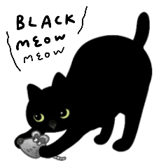 一番可愛い黒猫 Line スタンプ Line Store 一番可愛い黒猫 Line スタンプ Line Store