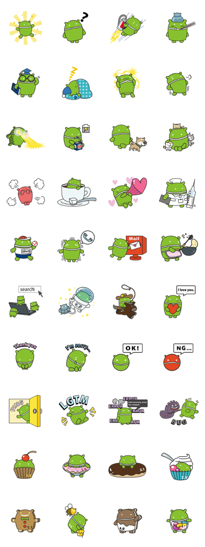 Driod stickers