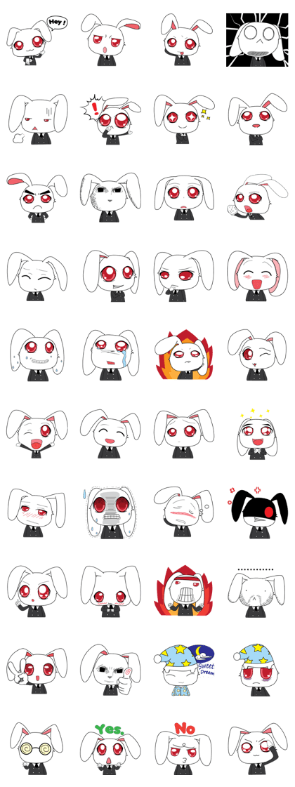 Bunny Eye Red