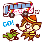 Sticker for the holiday in yamanashi.