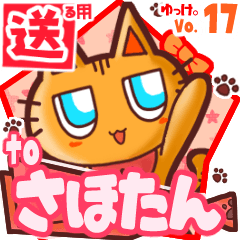 Cute cat's name sticker2 MY070320N17