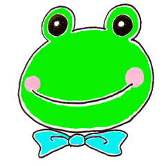 The playful and cute frog