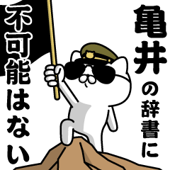 "KAMEI"name/Military cat