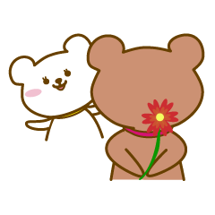 White bear and Brown bear