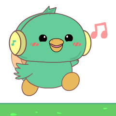 Little green bird 2 : Animated