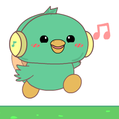 Little green bird 2 : Animated