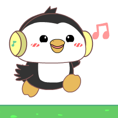 Cute penguin : Animated