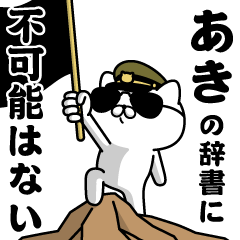"AKI"name/Military cat