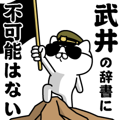 "TAKEI"name/Military cat2
