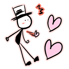 Spruce Gentleman Japanese Line Stickers Line Store