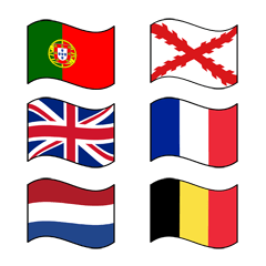 Various Flags of Imperialism