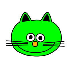 Green cat Kackey
