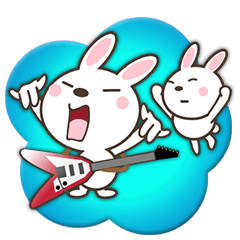 Two Rabbit's stickers (eng) - LINE スタンプ | LINE STORE
