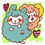 Yuruyuru Graffiti alpaca,sheep