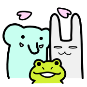 Rabbit,Elephant&Frog in S/S