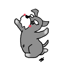 シュナウザー犬 しずくたん Line スタンプ Line Store