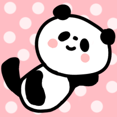 Fluffy panda