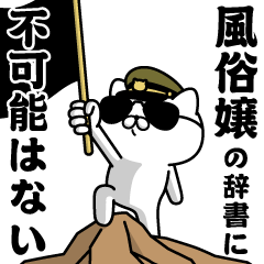 "FUUZOKUJO"name-Military cat
