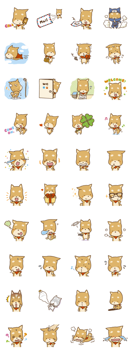 SHIBACORO's sticker -basic edition 2-
