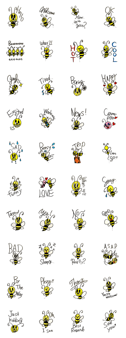 Mitsubacci-Honey Bee-