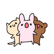 One phrase animal Sticker